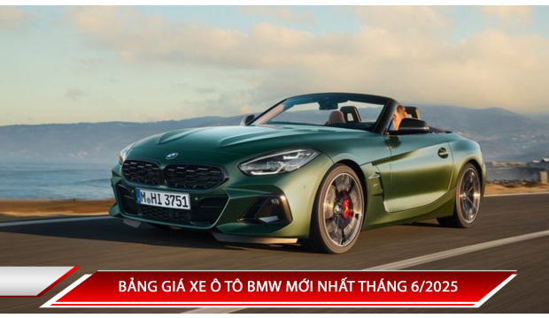 Bảng giá xe ô tô BMW tháng 6/2025