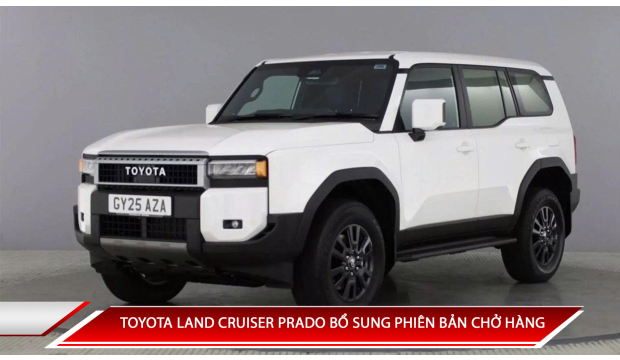 Toyota Land Cruiser Prado bổ sung phiên bản chở hàng