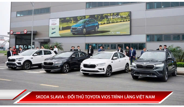 SKODA SLAVIA - ĐỐI THỦ TOYOTA VIOS TRÌNH LÀNG VIỆT NAM