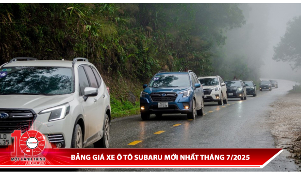Bảng giá xe ô tô Subaru mới nhất tháng 7/2025