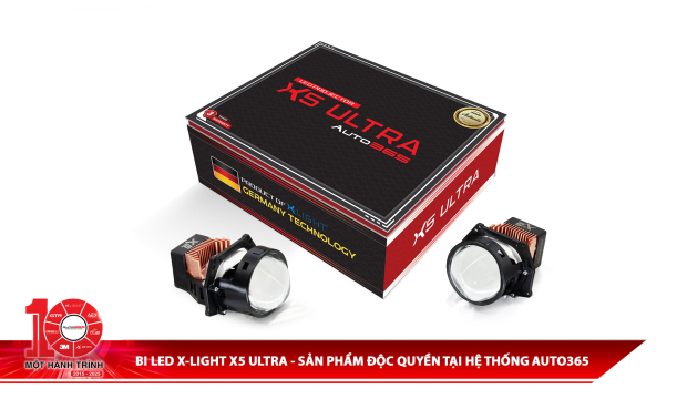 Bi LED X-Light X5 Ultra - sản phẩm độc quyền tại hệ thống Auto365