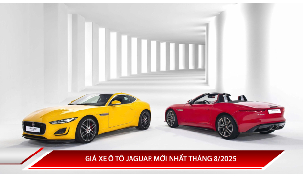 Bảng giá xe ô tô Jaguar mới nhất tháng 8/2025