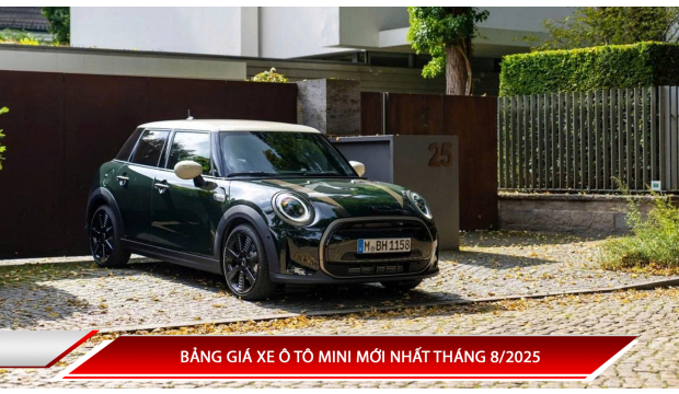 Bảng giá xe ô tô Mini mới nhất tháng 8/2025
