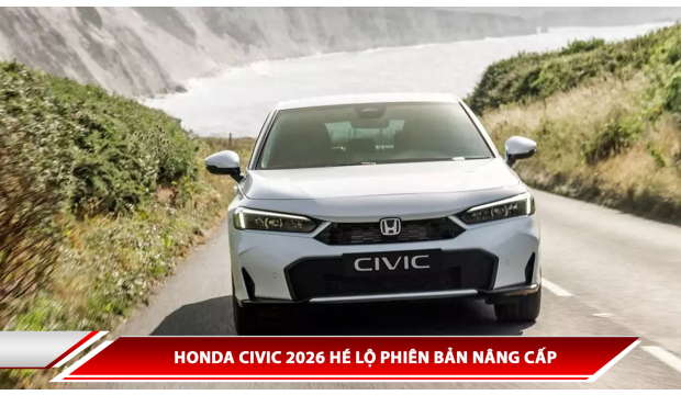 Honda Civic 2026 hé lộ phiên bản nâng cấp