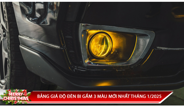 BẢNG GIÁ ĐỘ ĐÈN BI GẦM 3 MÀU MỚI NHẤT THÁNG 1/2025