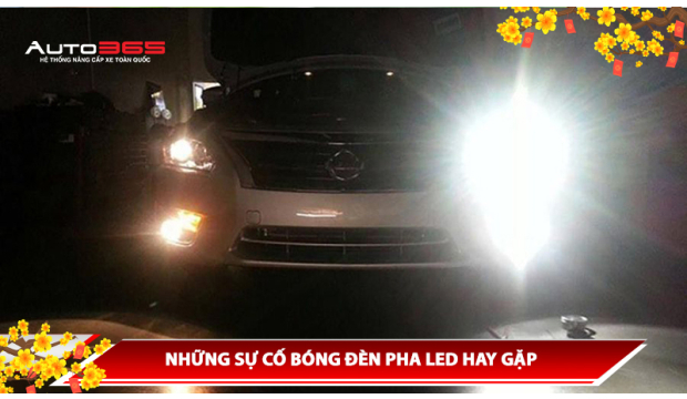 NHỮNG SỰ CỐ BÓNG ĐÈN PHA LED HAY GẶP