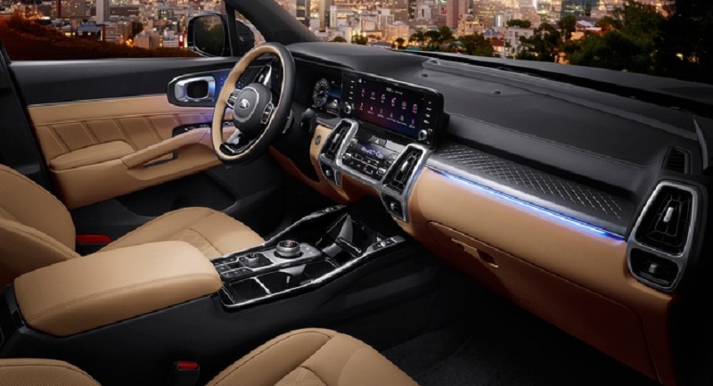 nội thất xe kia