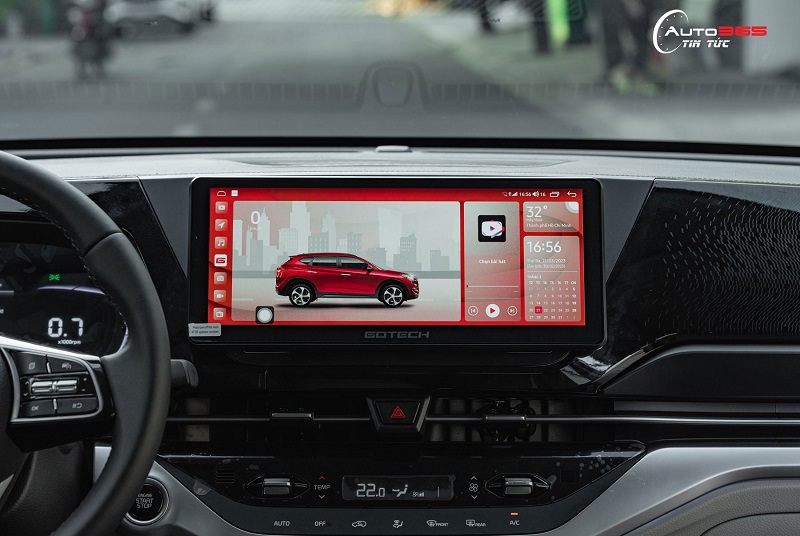 Kia Carens nâng cấp màn hình  DVD Gotech Evo tại Auto365 