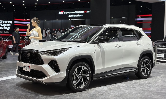 Yaris Cross bản GR tại triển lãm Indonesia, tháng 8/2023. Ảnh: Ánh Dương