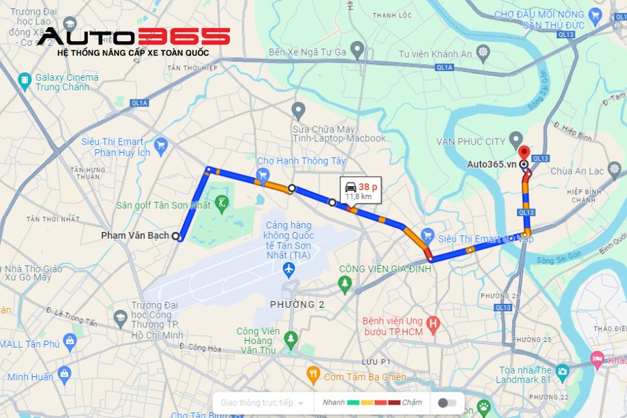 độ đèn Auto365 Thủ Đức