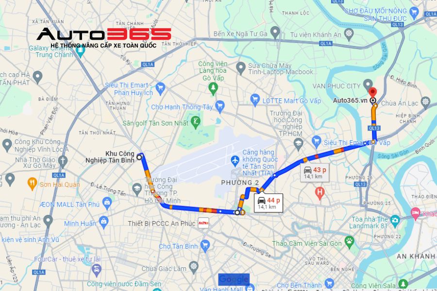 độ đèn Auto365 Thủ Đức